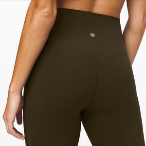 Lululemon Align Crop Olive